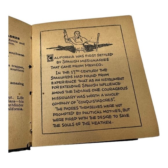 KIT CARSON PIONEER SCOUT 1933 Big Little Book All in Pictures Hardcover - Picture 10 of 16